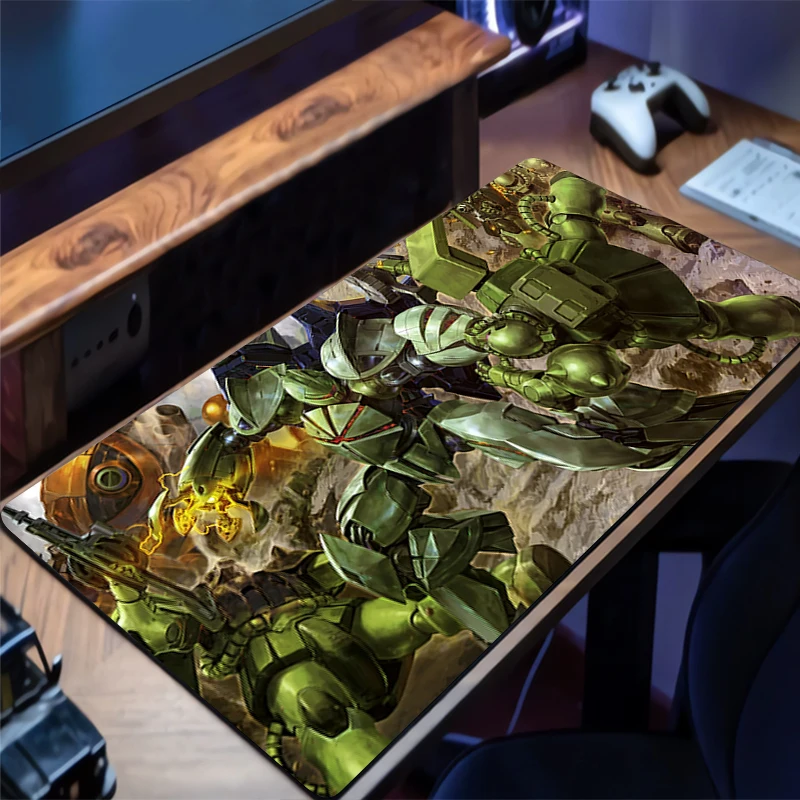 

Mouse Pad Mechanical Warrior Gundam Zaku II Gaming Mats HD Mouse Mat PC Accessories Keyboard Pad Rubber Mousepad Laptop Desk Mat