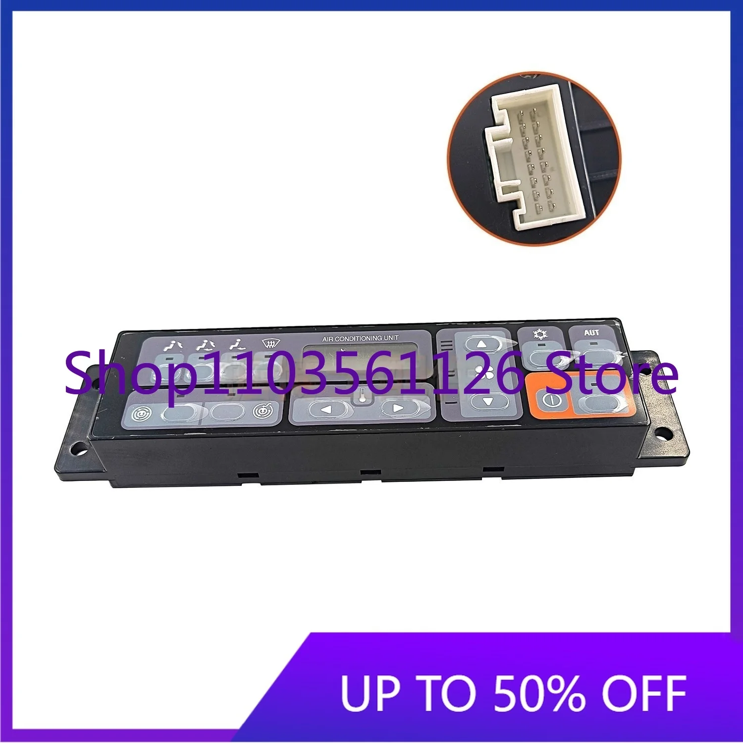 High Quality Excavator Air Conditioning Panel Controller Switch Compatible with 312B 320B 325B 330B Models Construction Machine