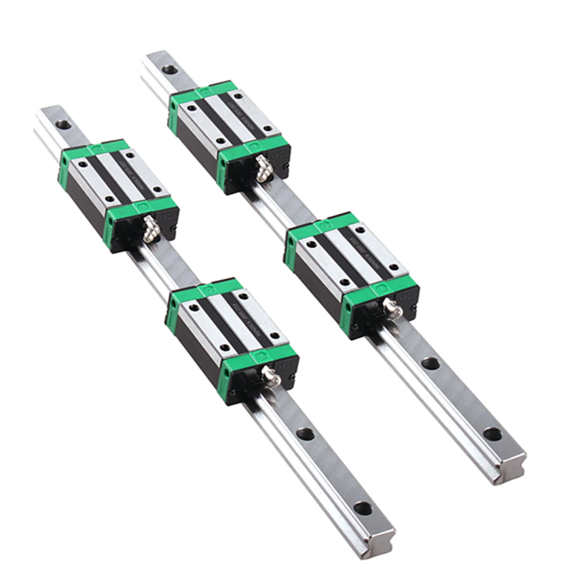 2pcs HGR20 Square Linear Guide Rail + 4pc HGH20CA block 200mm 300mm 400mm 500mm 600mm 800mm 1000mm 1200mm 1500mm for CNC Engrave