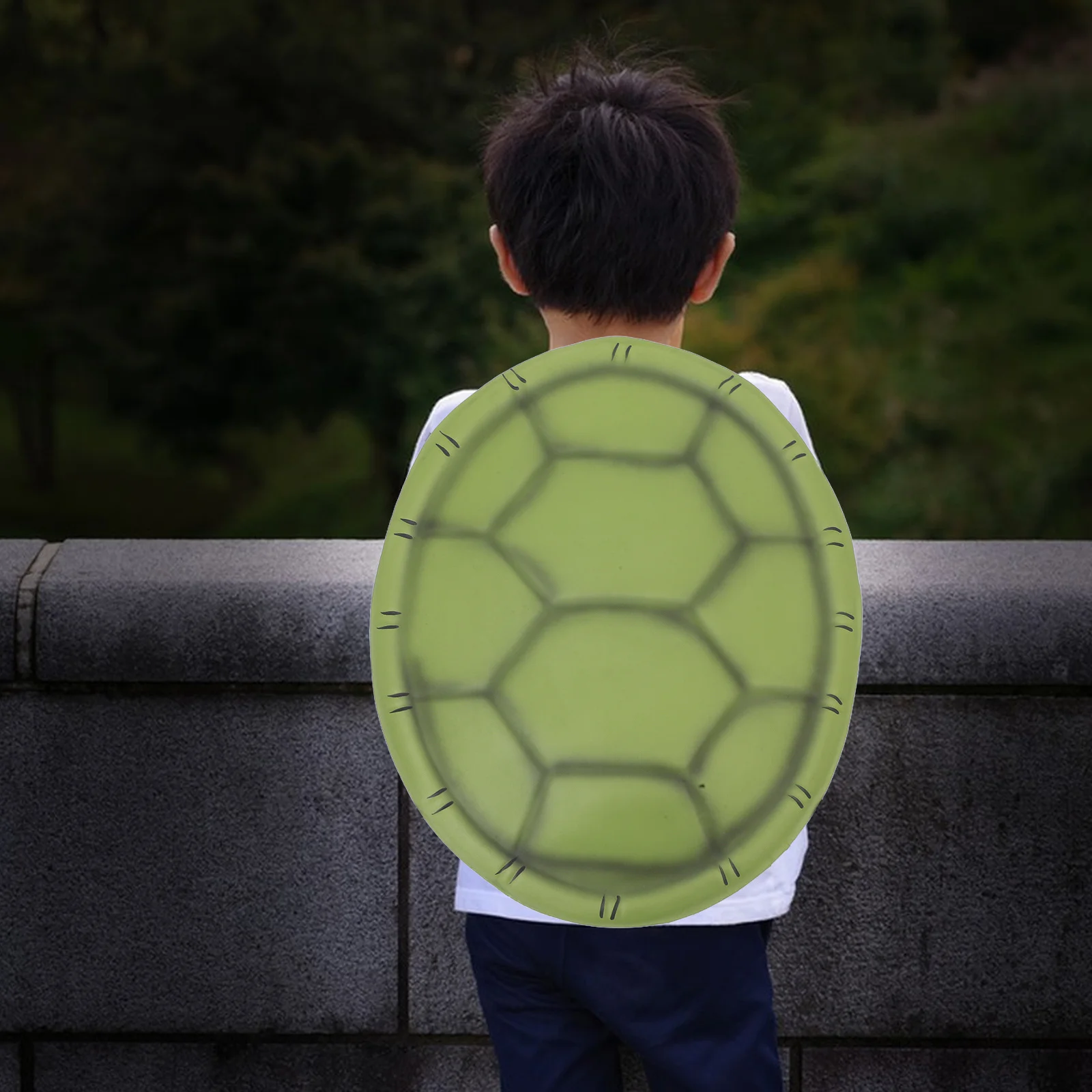 Wearable Turtle Shell Teenage Eva Tortoise Shell Backpack Cosplay Prop Halloween Party Accessory Halloween Costume