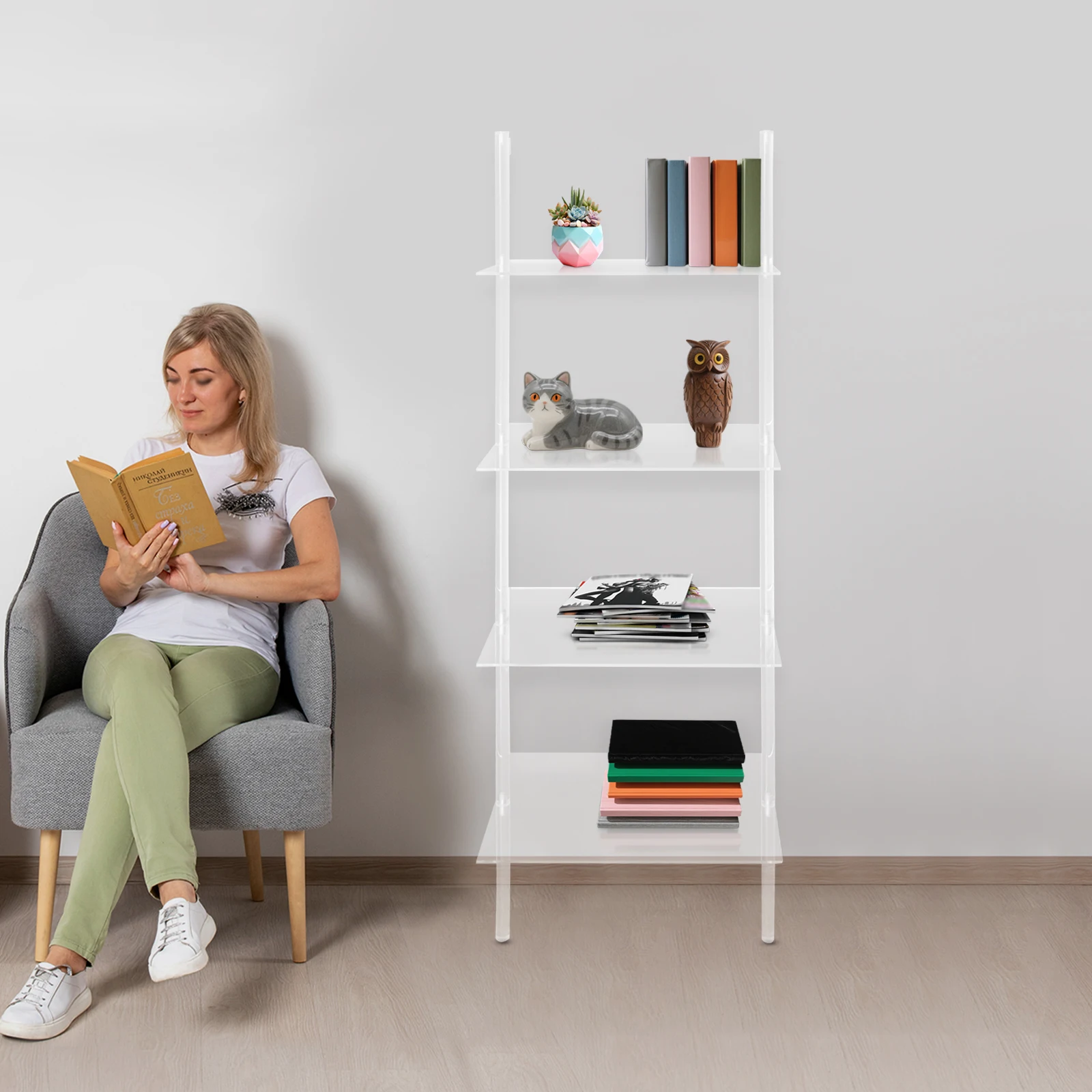 4 Katlı Şeffaf Akrilik Merdive - Home Office Shed incelemesi ve fiyatı