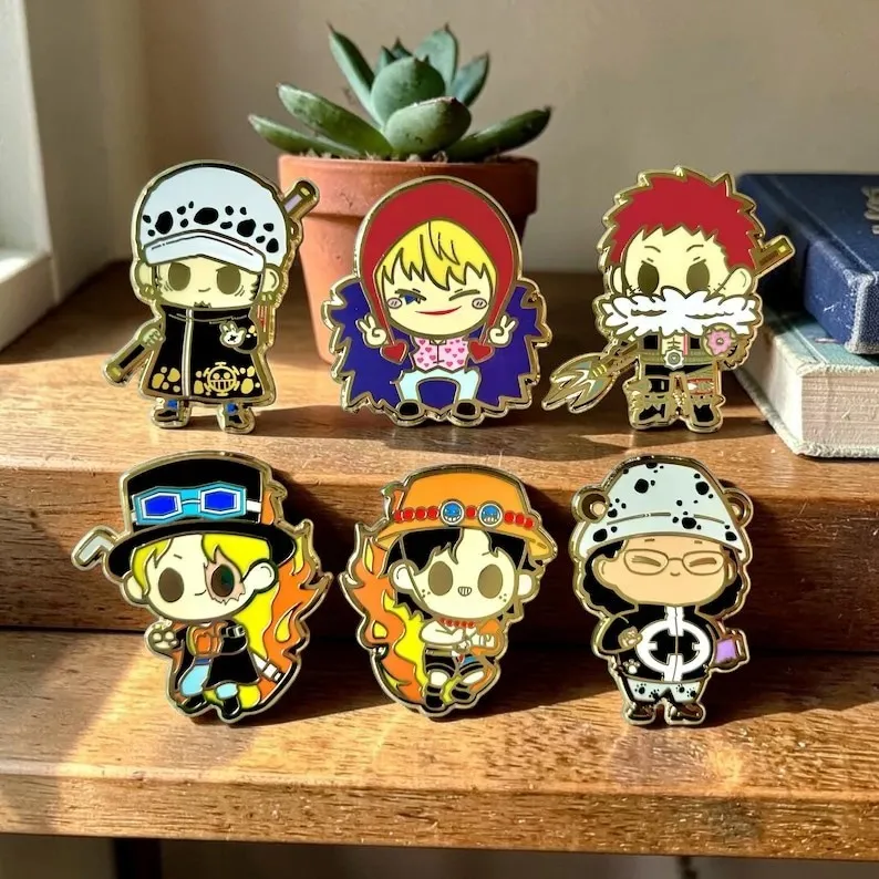 Grand Line Portgas·D· Ace/Sabo  Enamel Pins