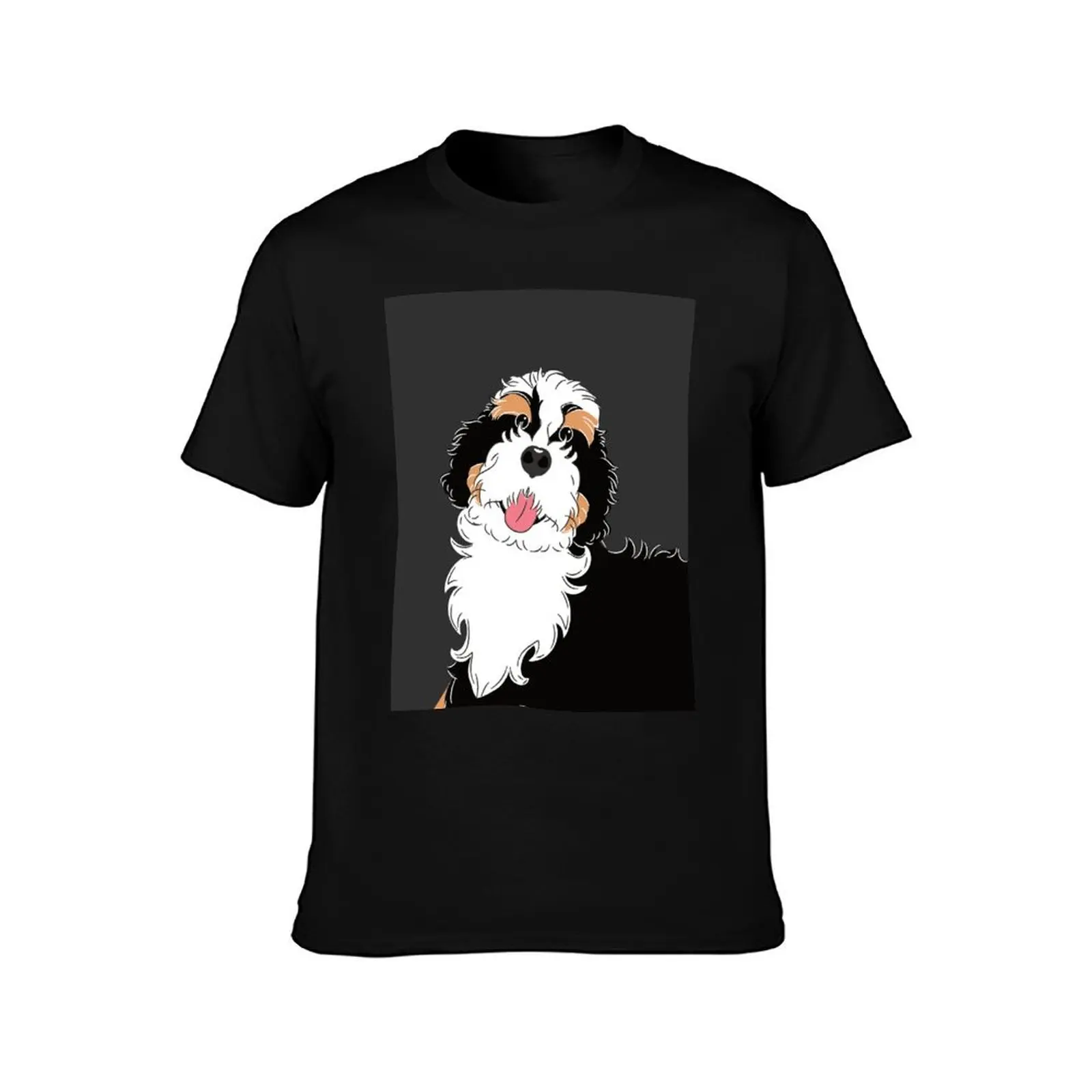 Tri Color Bernedoodle T-Shirt cheap stuff graphic t shirt vintage mens shirts graphic tee