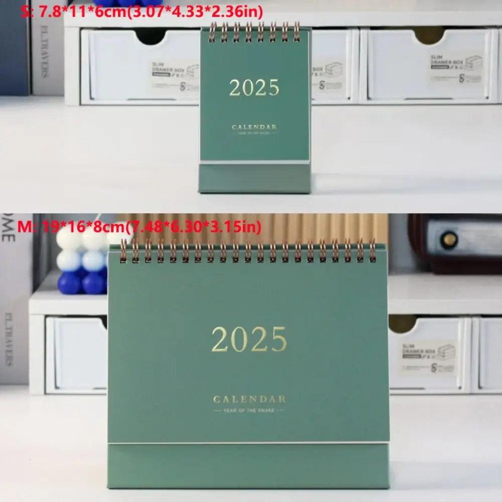 2025 To Do List Desk Calendar Thick Paper Office School Supplies Mini Calendar Simple Home Decoration Schedule Planner