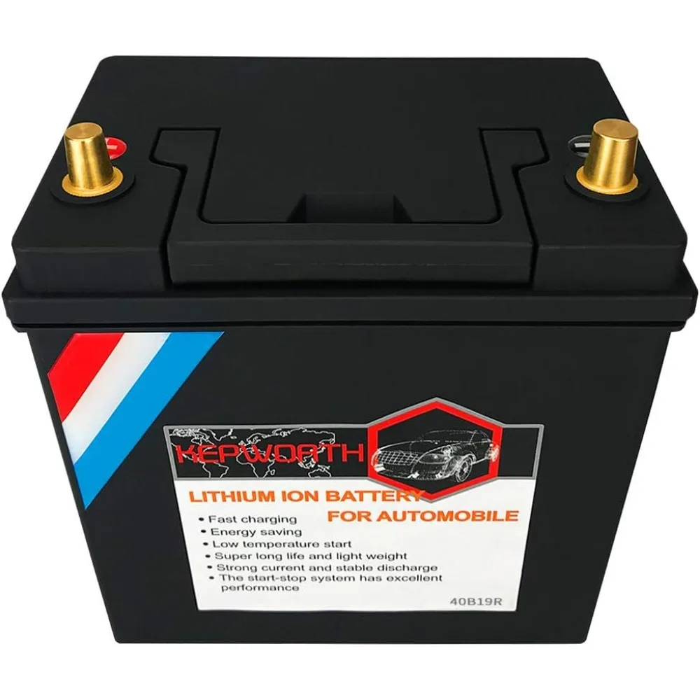 Replacement 40ah Lead Acid Battery 40B19R Automobile Battery LiFePO4 Universal 12v 22Ah 680CCA Lithium Iron Phosphate Built