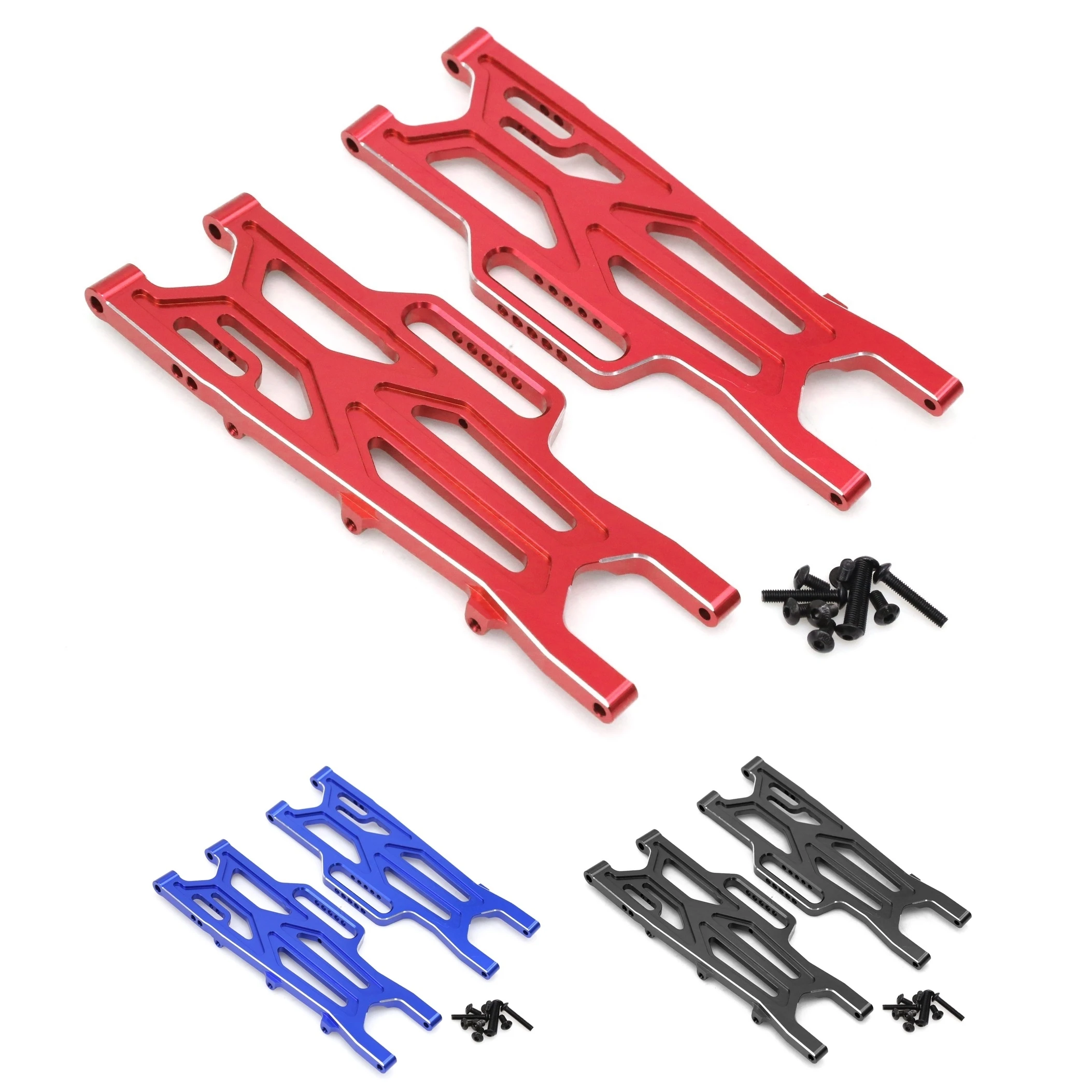 Metal Rear Suspension Arms Swing Arm ARA330710 for Arrma 1/10 KRATON 4X4 4S V2 BLX OUTCAST 4X4 4S V2 BLX RC Car Upgrade Parts