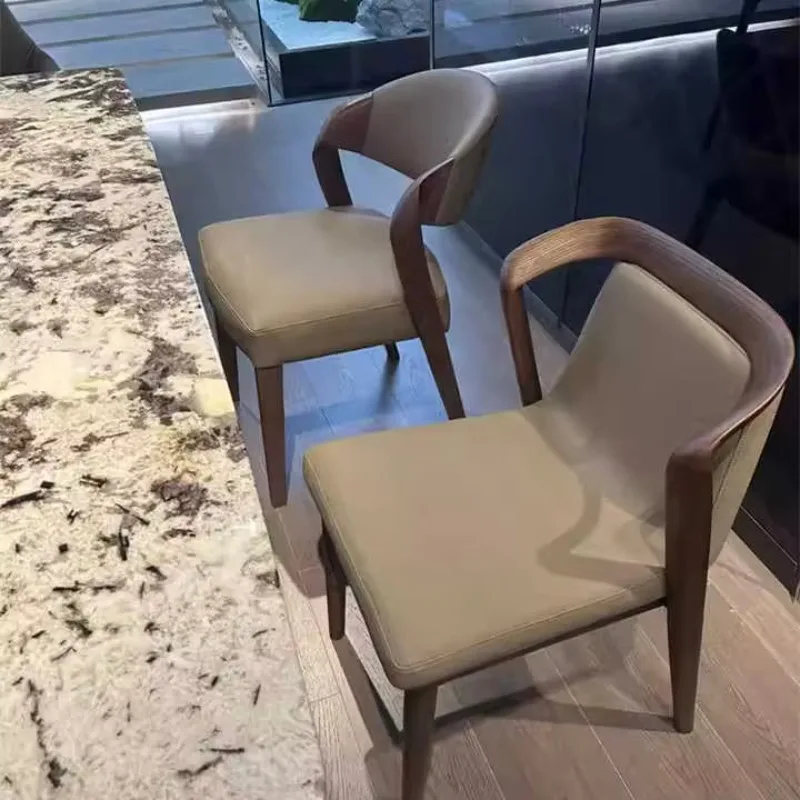Ready for Ship Wooden Home Furniture with Soft Cushion Kitchen Dinner Dining Wood Restaurant Chair