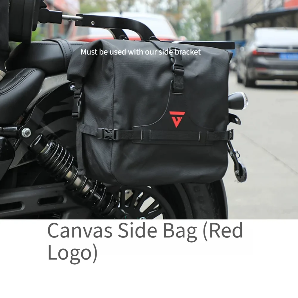 Fit Honda Cross Cub CC110 Motorcycle Side Bag Waterproof Wear-resistant Quick Release Luggage Saddlebag Mod Parts