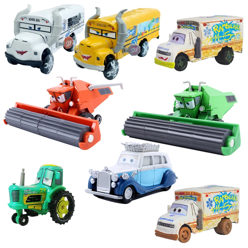 

Машинка Disney Pixar Cars 3: Мисс Фриттер, Трактор Фрэнк, Дэйм, Блэк Мэттер, Литой Металлический Молния МакКвейн, Коллекционная Игрушка, Подарок для Детей