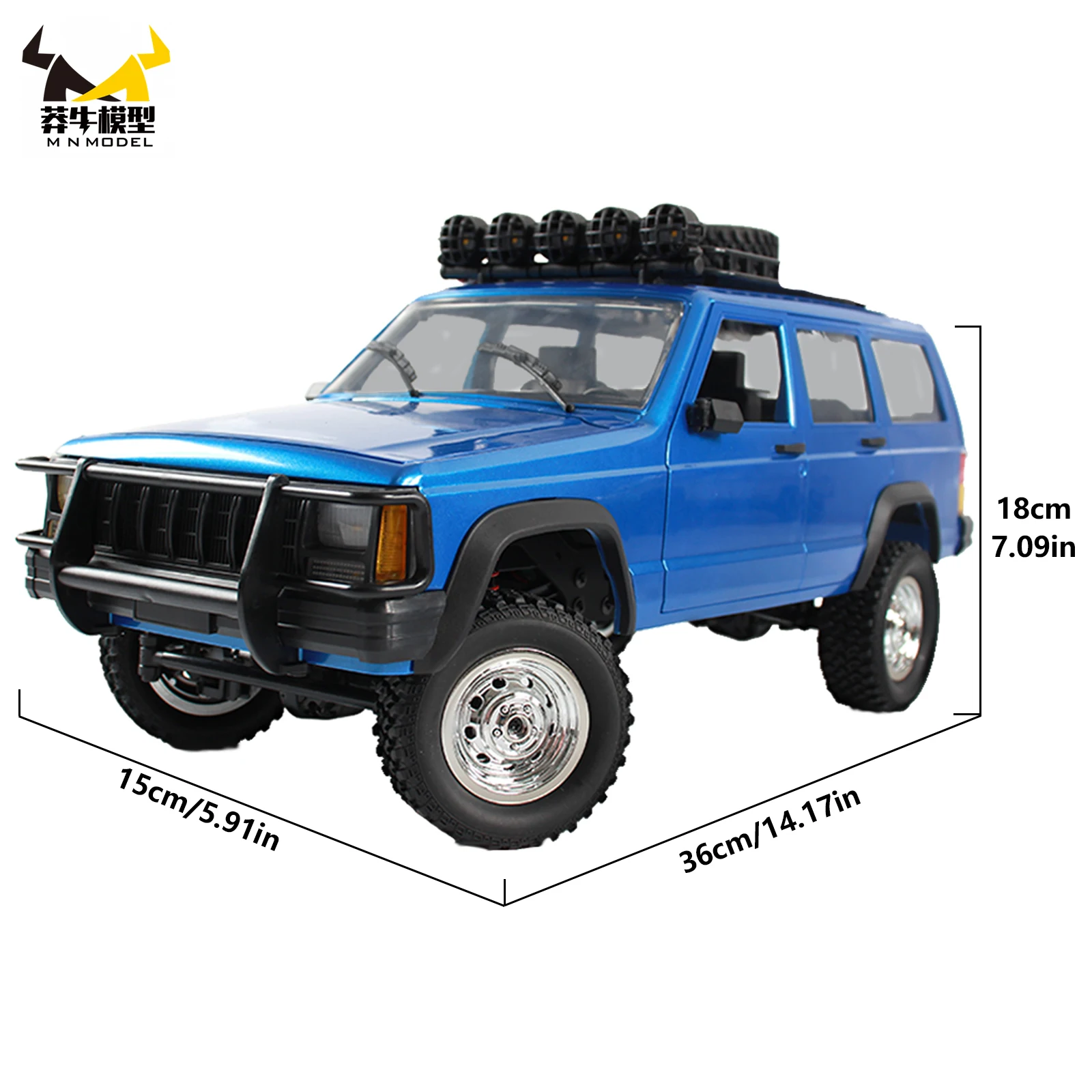 

MN MODEL 1:12 RC 4WD Off-road Car Dinosaur Wading Truck Rock Crawler All Terrain Climbing Vehicle Collection Model Adult Toy