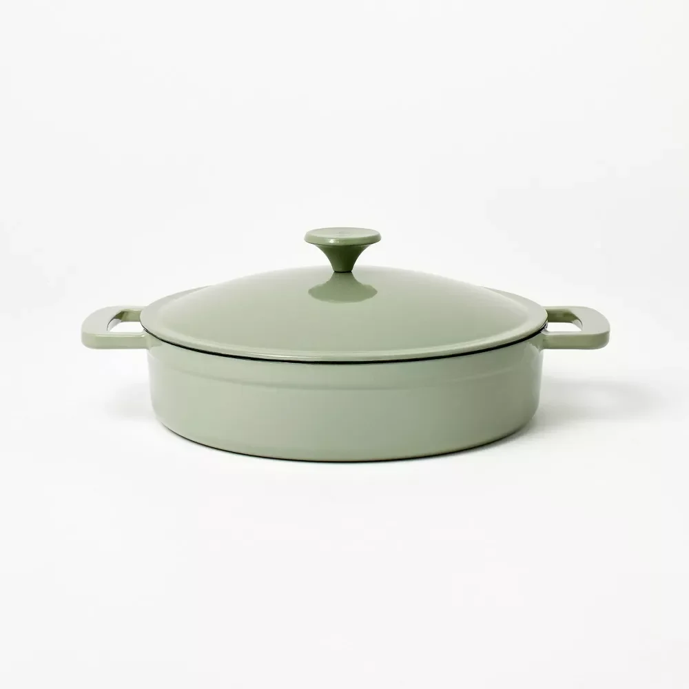 3.5qt Enamel Braiser