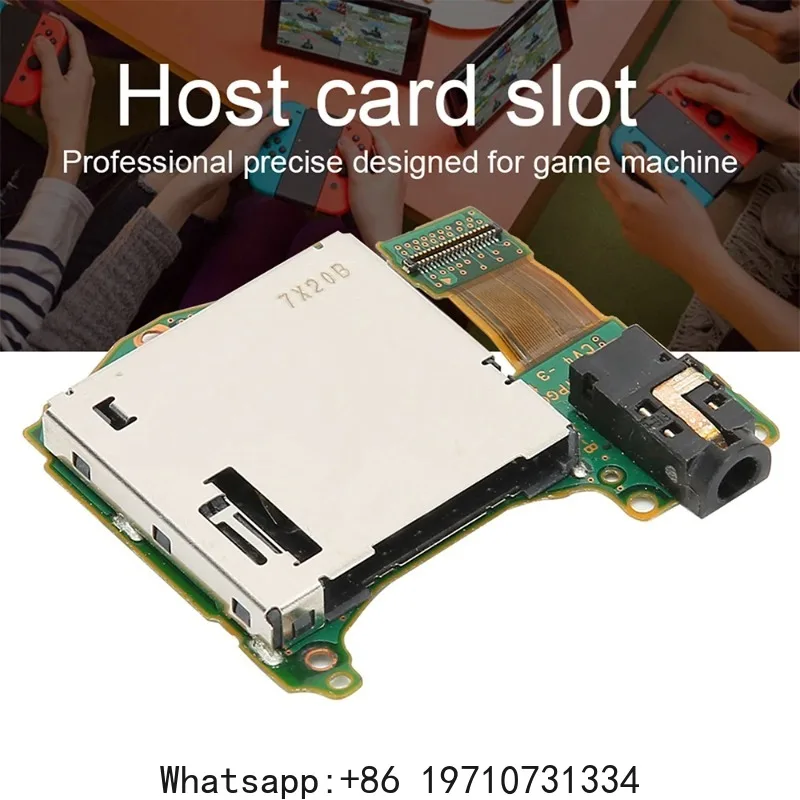 

For Nintendo Switch Game Card Slot Game Cartridge Card Slot Game Cartridge Card Slot Host Reader Tray Earphone Hole Port