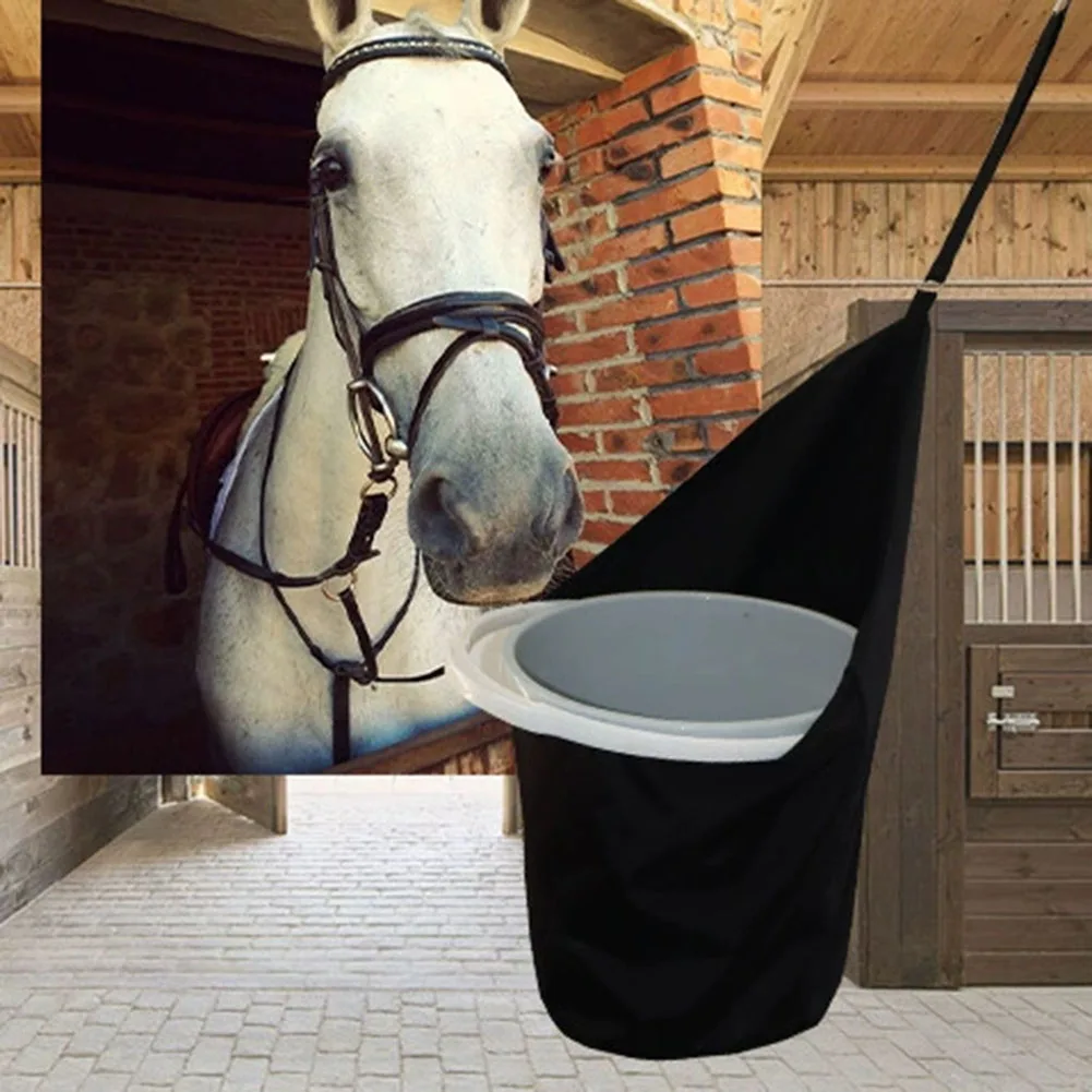 900D Polyester Bucket Organizer Equestrian Supplies Bucket Holder Multi-horse Setup Scratch Protection Versatile Usage
