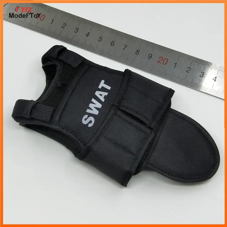 New Black 1:6 Scale Soldier Action Figure Clothing Accessories SWAT Tactical Ballistic Vest for Military 12 Inch Collection Toy