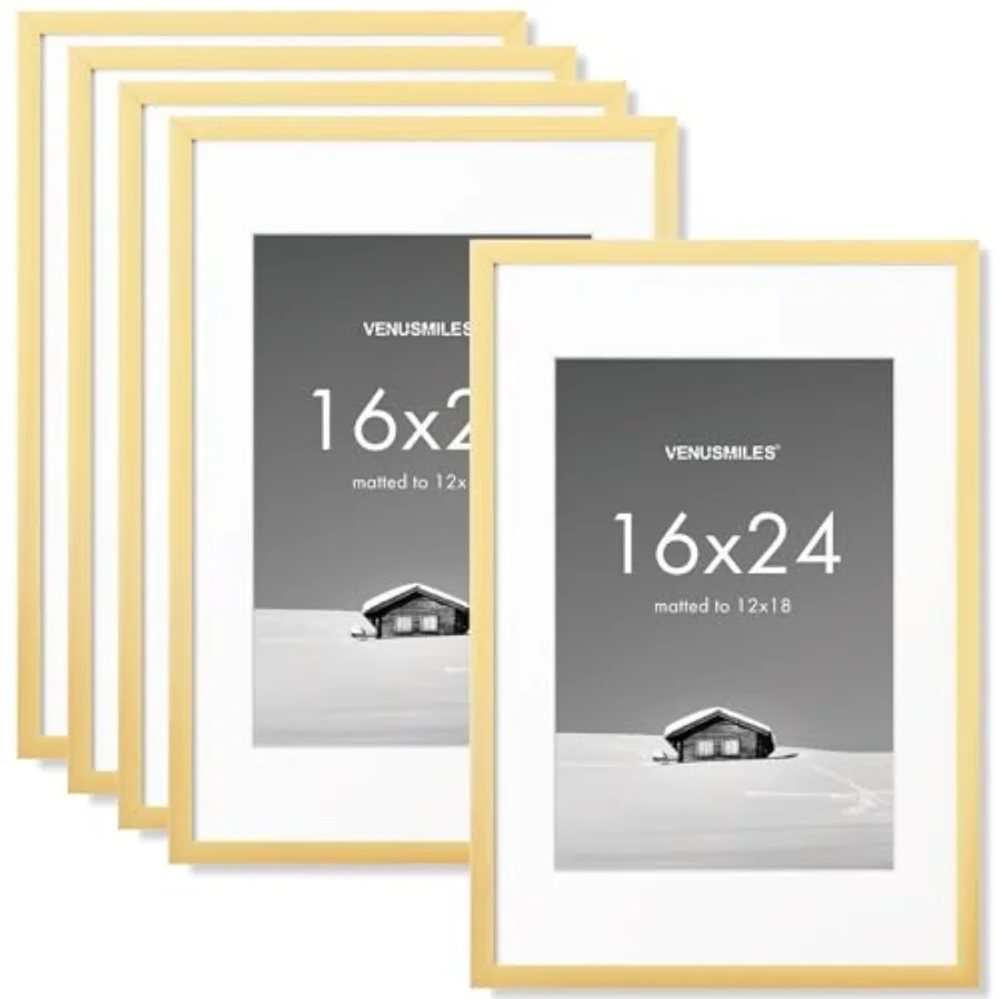 

Фоторамка 16x24 дюйма с вынимаемым матовым вкладышем 12x18 дюймов - высококачественное оргстекло - для вертикальной и горизонтальной установки