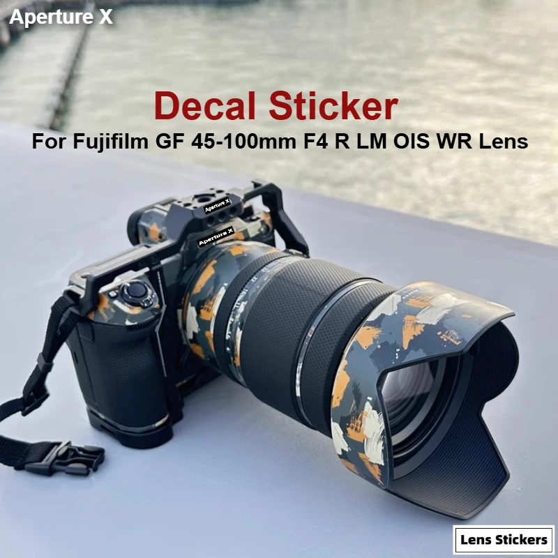 

For Fuji Fujifilm GF 45-100mm F4 R LM OIS WR Anti-Scratch Camera Sticker Coat Wrap Protective Film Body Protector Skin