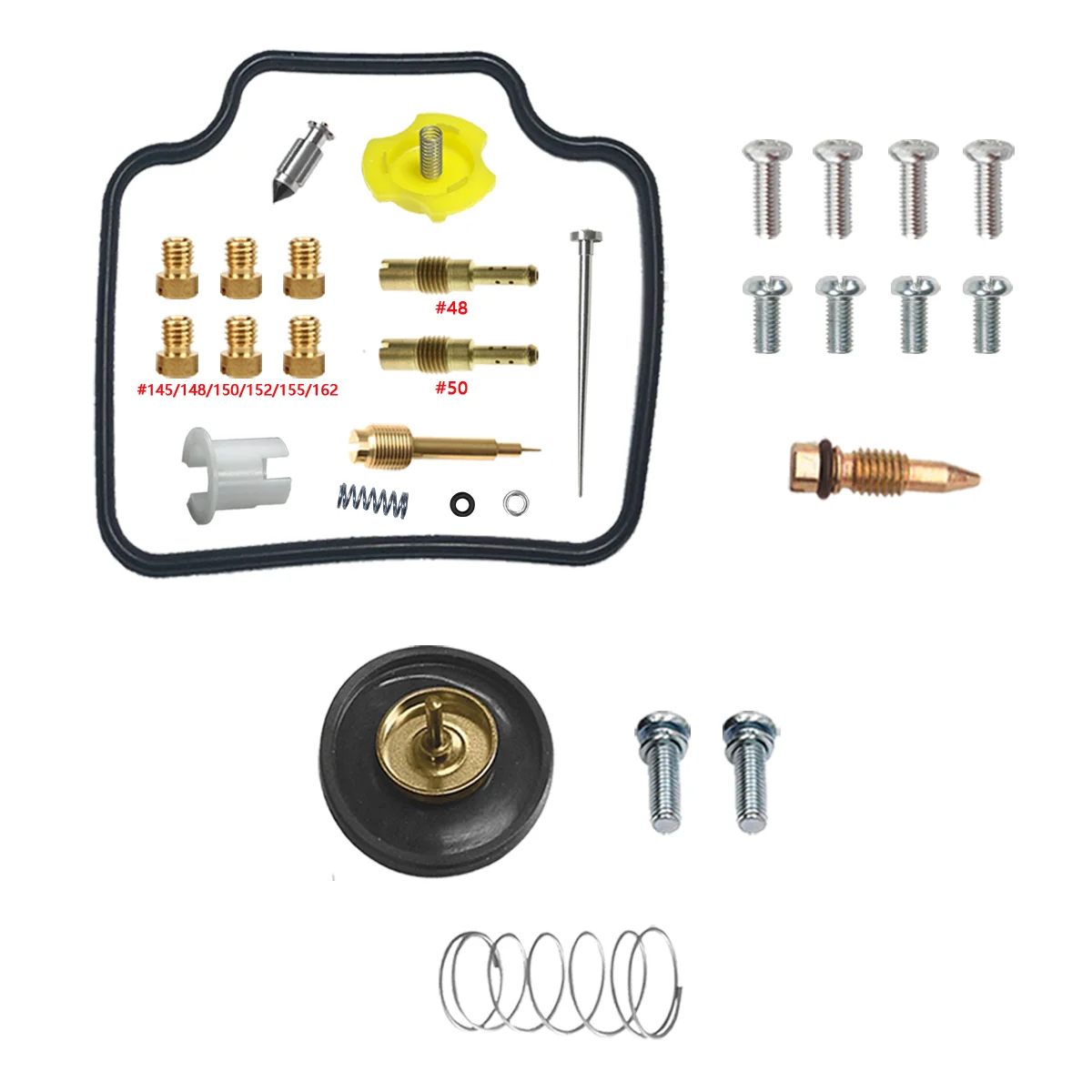 Motorfiets Carburateur Reparatieset Voor H&onda NX650 1988-1994