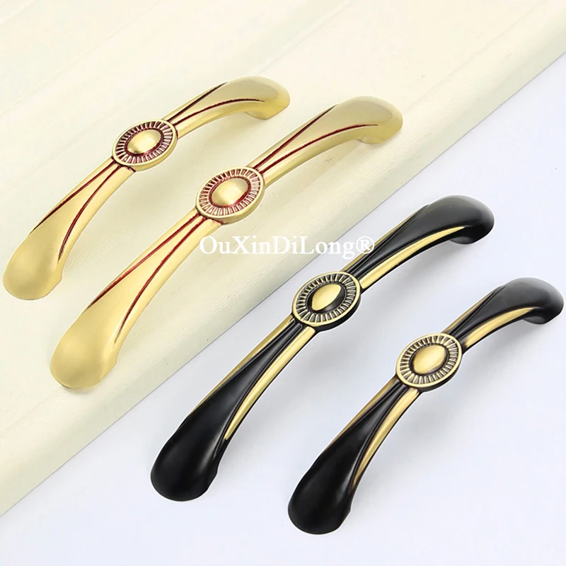 

Durable 4PCS Solid Pure Brass Antique Furniture Handles Drawer Pulls Cupboard Wardrobe Dresser Kitchen Shoe TV Cabinet Pulls