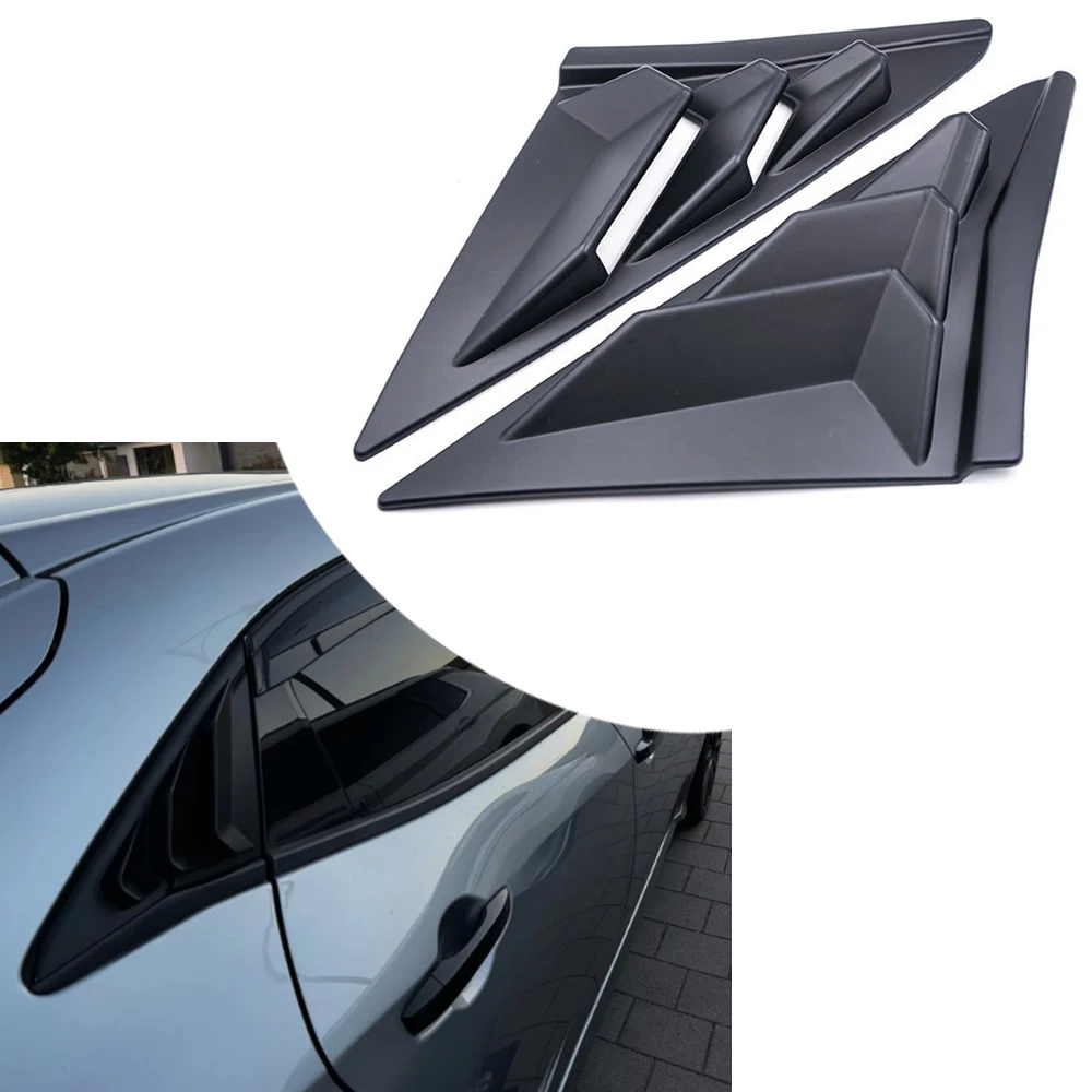 Für Honda Heckfenster-Lamellen, ABS-Luftauslass-Abdeckung, Sonnenschutz, Zierleistenabdeckung für Civic Type R Schrägheck 2019-2021 – Detail 3