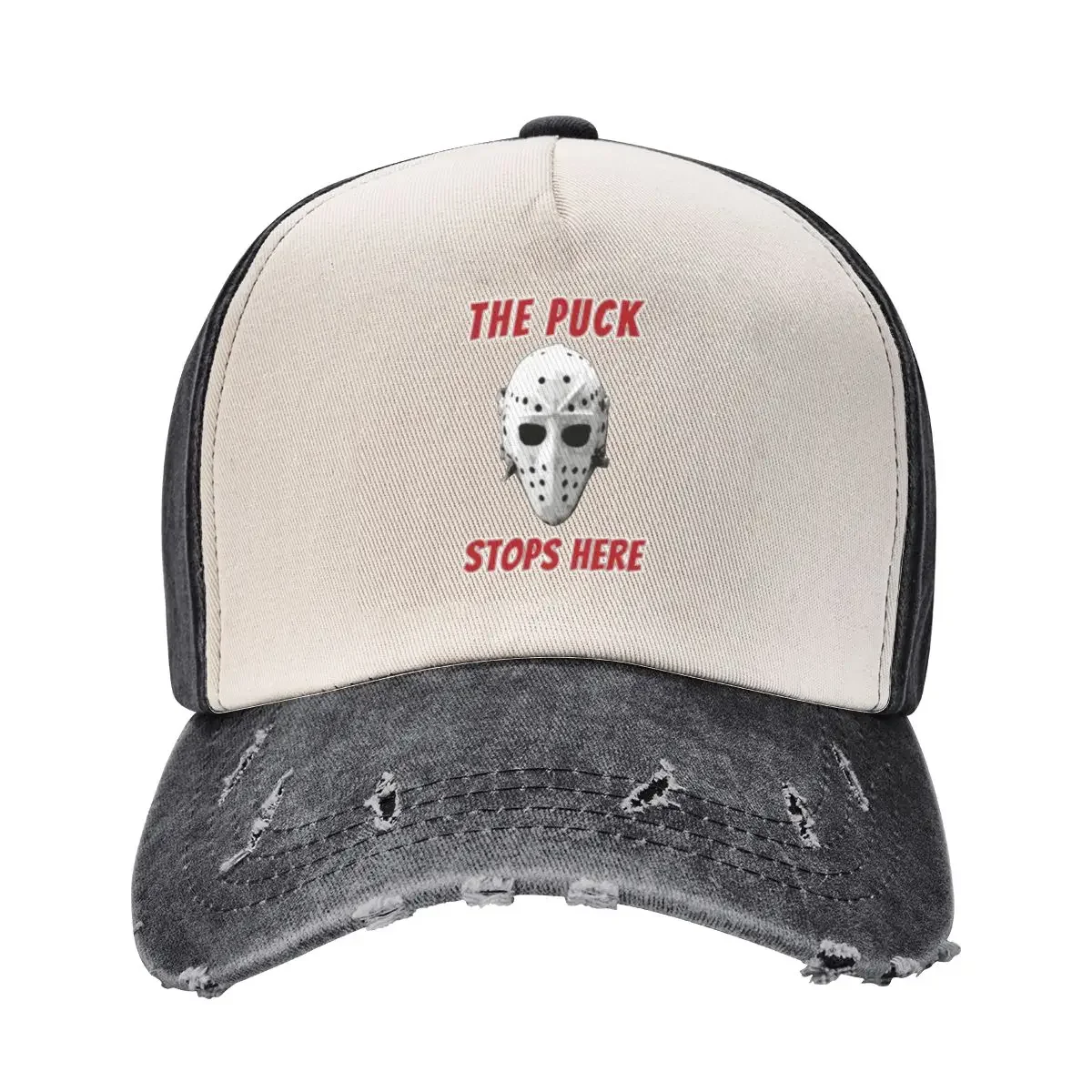 The Puck Stops Here Baseball Cap Horse Hat Sunscreen Fashion Beach Women Beach Fashion Men's