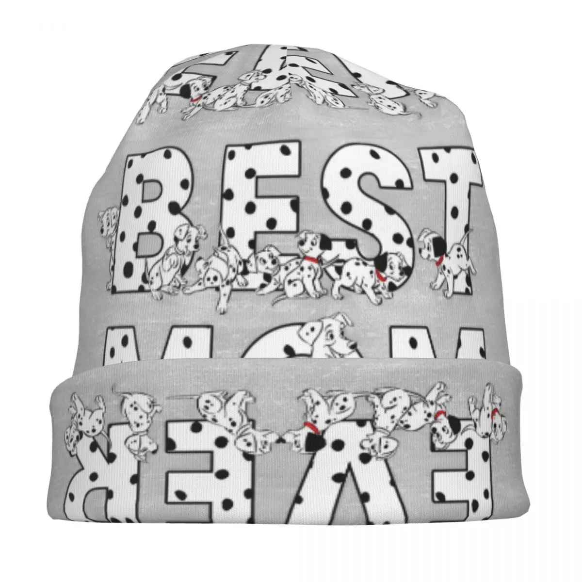 101 dálmatas Skullies gorros sombrero cien y uno dálmatas gótico hombres mujeres gorras al aire libre cálido gorro para la cabeza sombreros