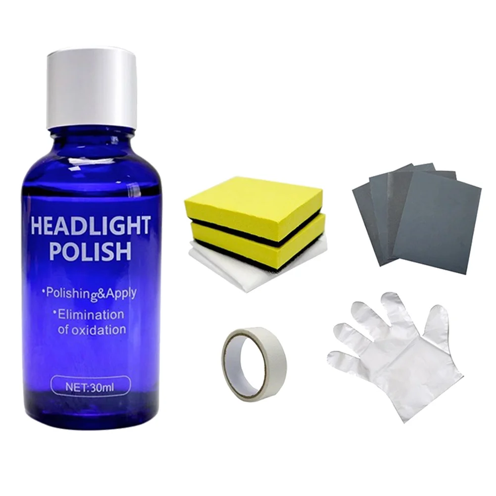 

30ml Car Headlamp Repair Fluid Refurbisher No Odor Headlight Maintenance Clean Refurbishing Agent Kit Headlamp Maintenance Clean