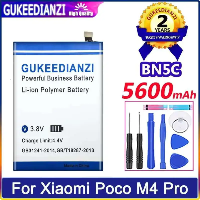 

Mobile Phone Battery For Xiaomi Poco M4 Pro M4Pro 5G BN5C 5600mAh Long Lasting