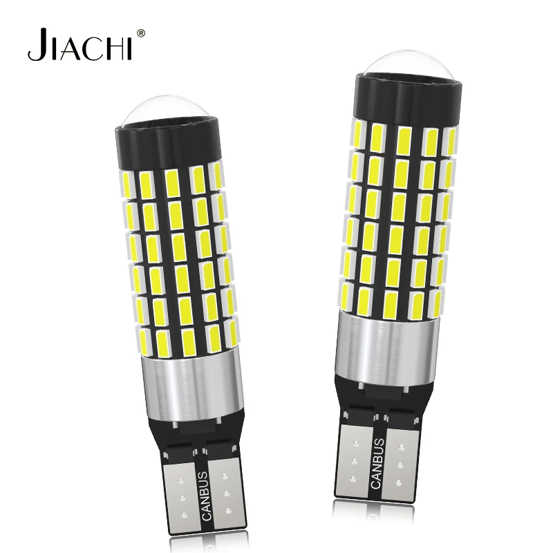 

Jiachi 100PCS T10 Led Lamp For Car W5W Canbus 194 168 5W5 501 Auto Clearance Parking Lights 3014 78Chip Highlight Cool White 12V