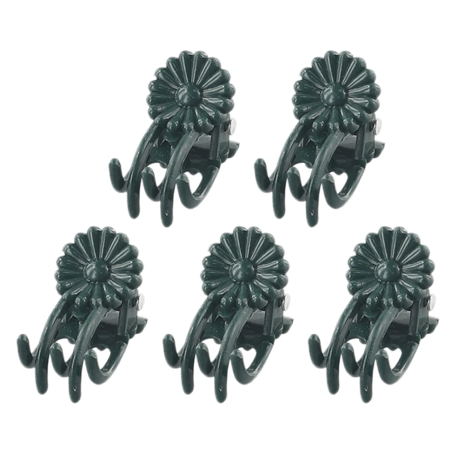 Clips reutilizables de café/orquídeas verdes, herramienta de jardín de soporte para plantas, suministros para sujetar plantas, 20 piezas