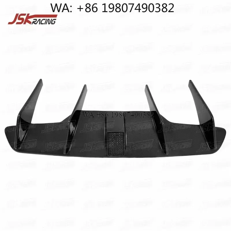 Wmwmnu for Mans Style Dry Carbon Fiber Rear Diffuser Lip for 812 Superfast 2017-2020 Rear Bumper Splitter Body Kit