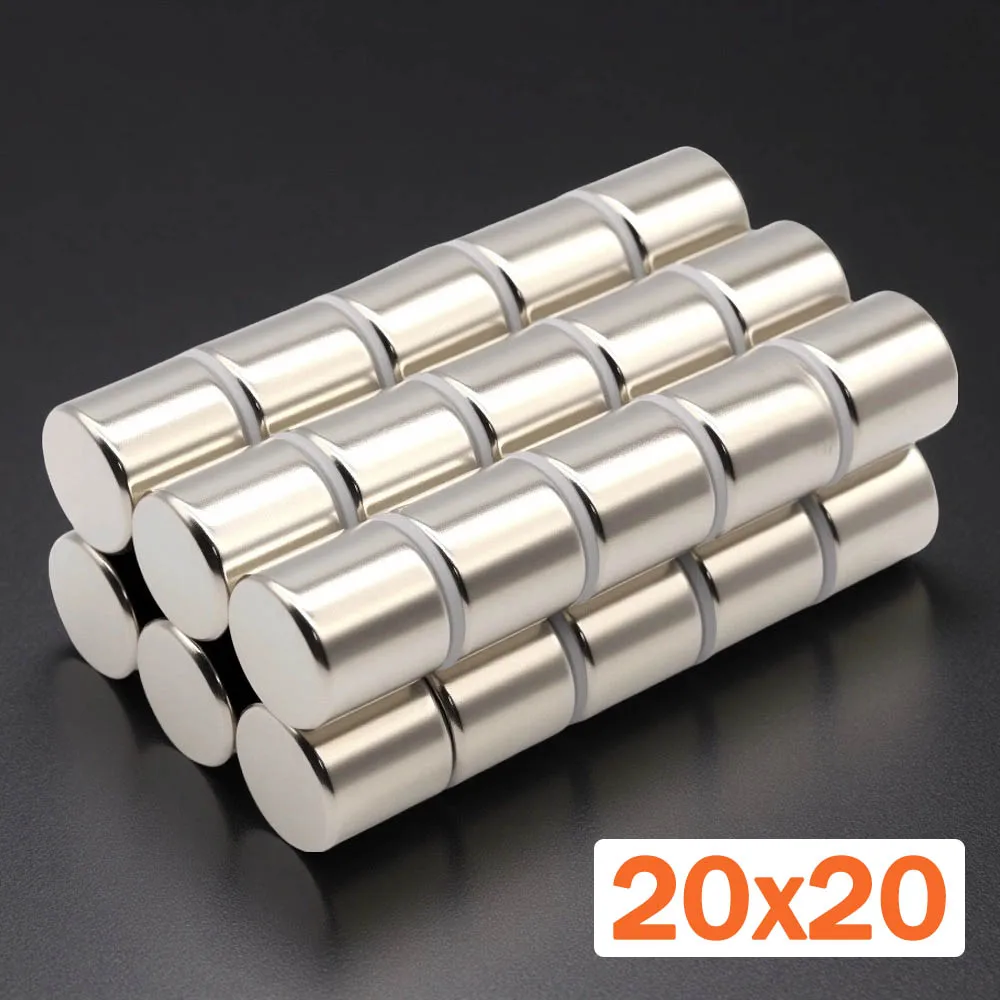 

20x20mm Super Strong Magnet N35 Round Magnetic NdFeB Neodymium Magnet Powerful Disc imanes Refrigerator Magnets ﻿