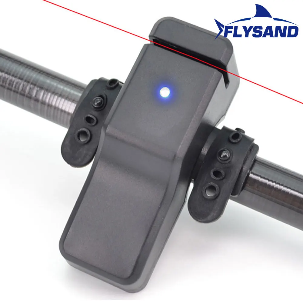 FLYSAND البحر قضيب إنذار النمط الأوروبي الصيد مصباح لجهاز الاستشعار الإلكترونية الأسماك جرس الصب وسادة ذكي لدغة أضواء الإشارة #1