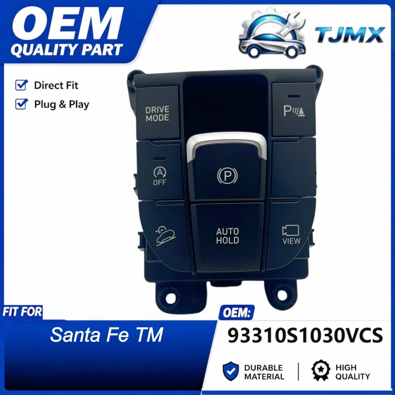 93310S1030VCS Console Switch Assembly For Hyundai Santa Fe TM 2018-2020 EPB Auto Hold Drive Mode Parking Sensor