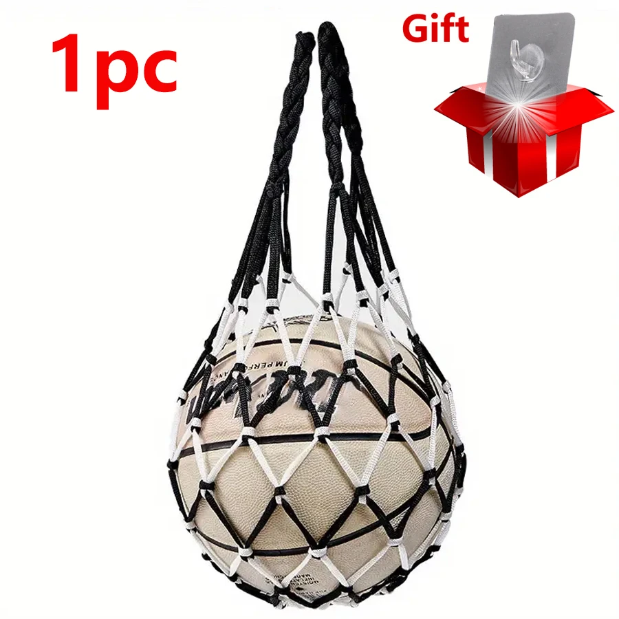 Basketbalnetzak Dik geweven net Basketbalopslag Duurzame nylon trainingsnetzak voor alle soorten ballen ﻿
