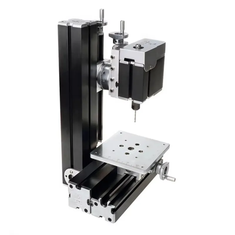 Five-axis Rotary Drilling Milling Mini Lathe Machine 12V5A60W for Education/DIY/School Shops/School Teaching Equipment