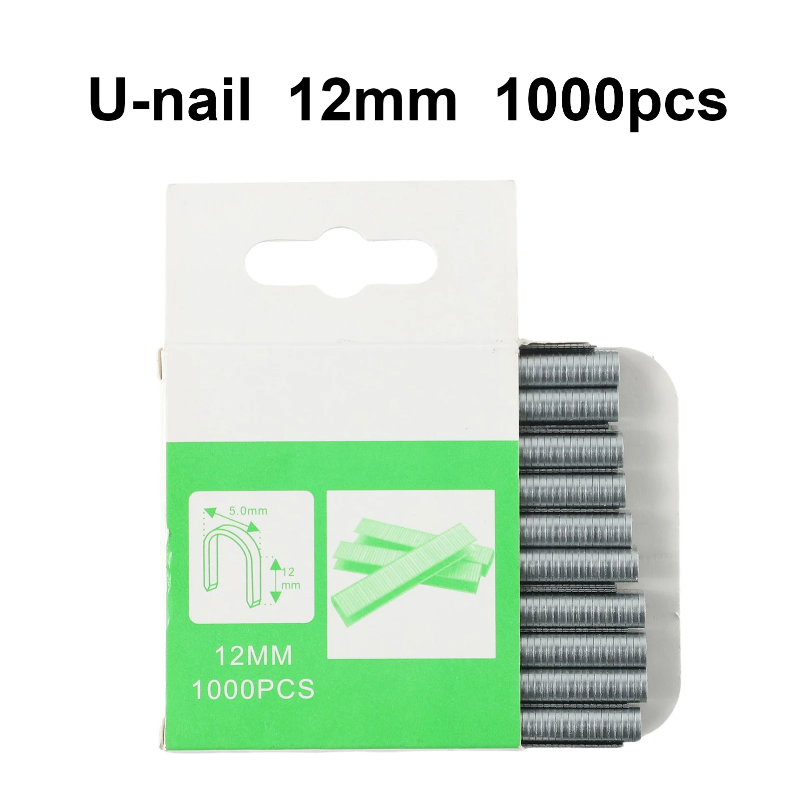 1000Pcs U/ Door /T Shaped Nail Shaped Stapler Steel 12mm/8mm/10mm For Wood Furniture Home Decor Carpentry Tools