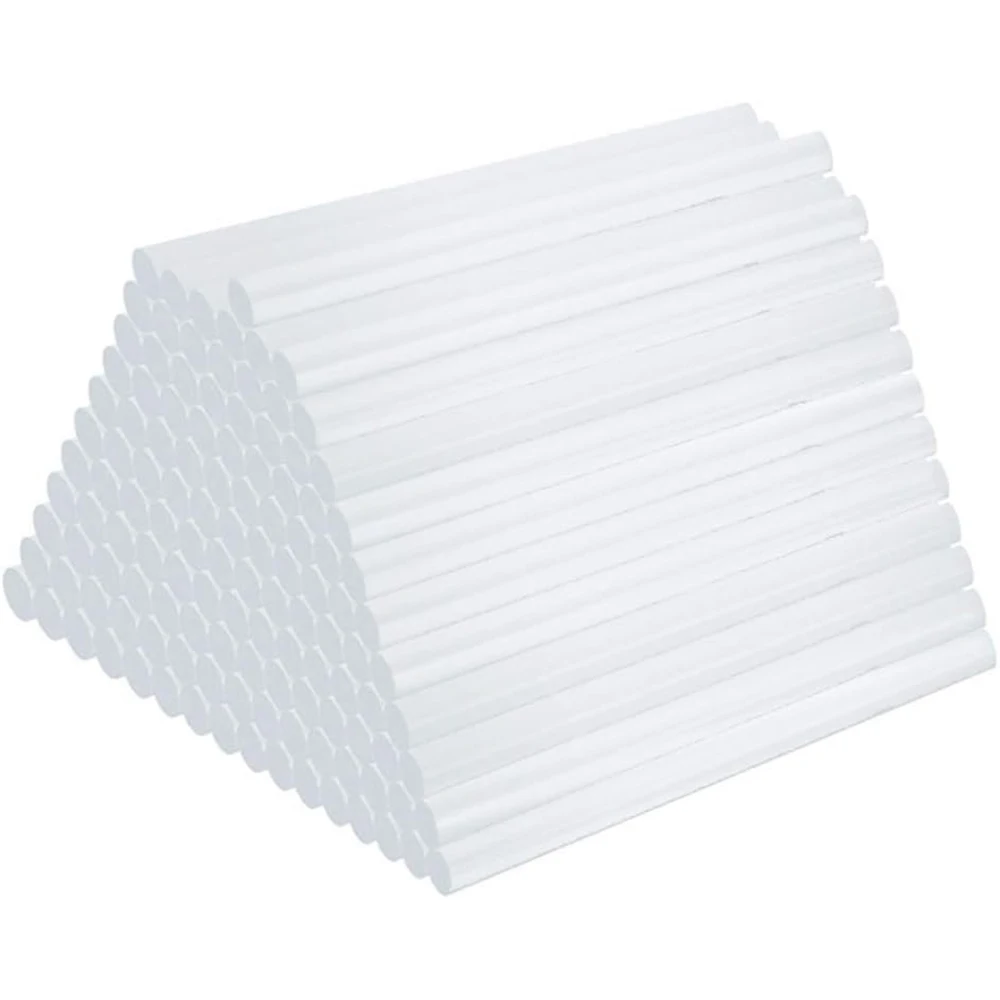 100 Stück Klebestifte 11 mm x 200 mm für Heißklebepistole, universeller Bastelkleber, transparenter Bastelkleber