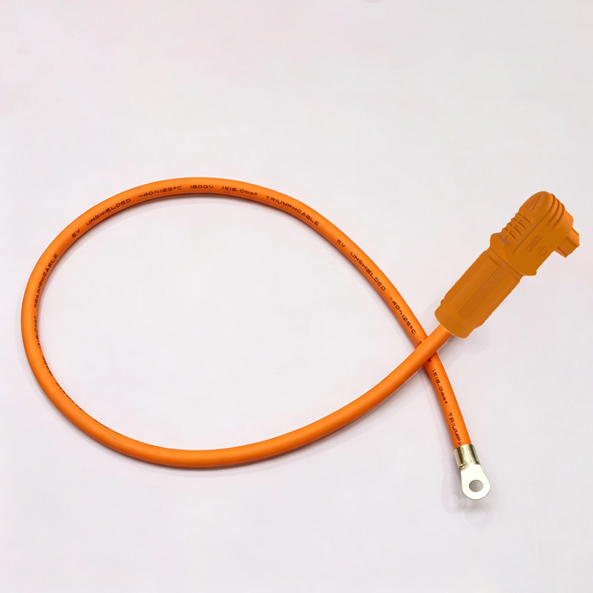 CN08-W 50mm Square Millimet DIY Kits Power Inverter Cable Battery Energy Storage Connector Terminal Plug Copper Core Elbow Power