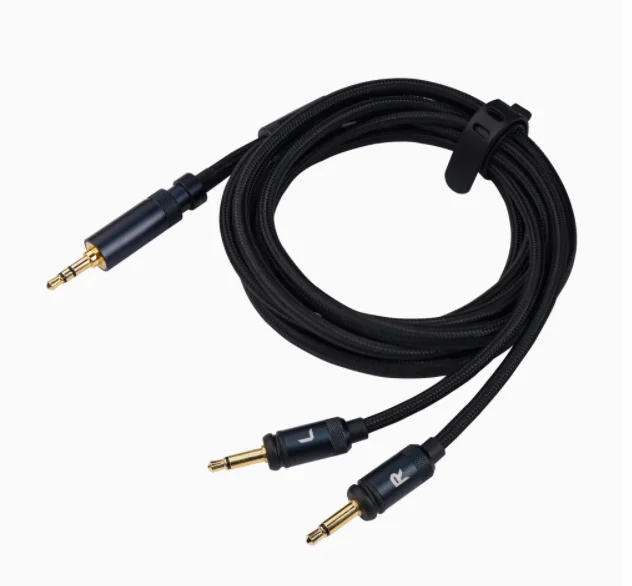 

FiiO/LL-RC dual 3.5mm interchangeable headphone plug upgrade cable, high-purity Guhe single crystal copper wire