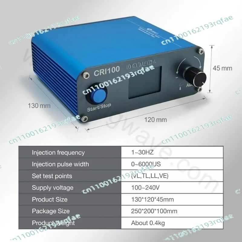 High Voltage CRI100 Diesel Coil Electromagnetic Piezoelectric Common Rail Injector Tester