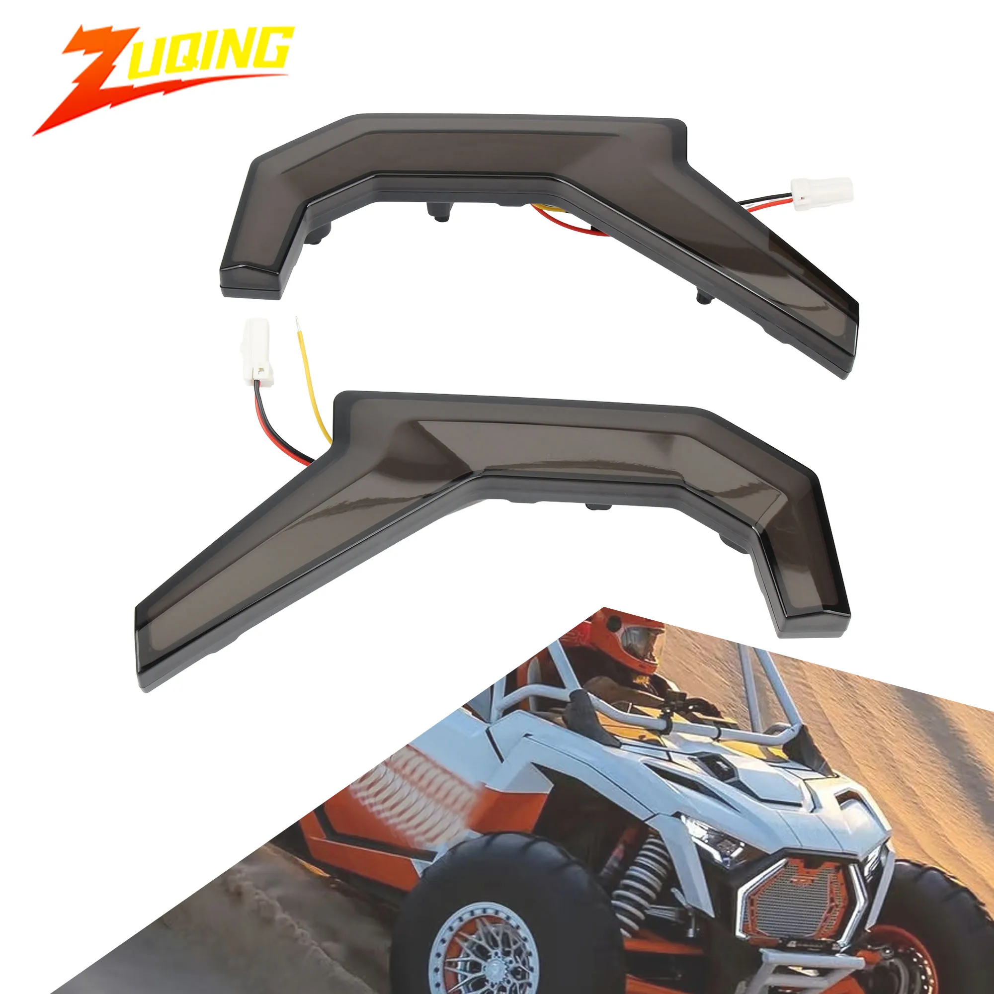 

For Polaris Motorcycle UTV Fornt Turn Signal Fang Lights RZR XP XP4 1000 RZR RZR-4 RZR-XC RZR-S 900 2014-2018 Lamp Assembly