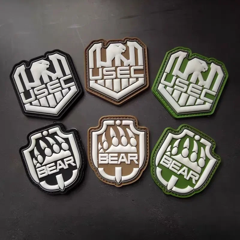 Utec Insignia garra oso PVC 3D gancho y bucle táctica para mochilas - imagen 4