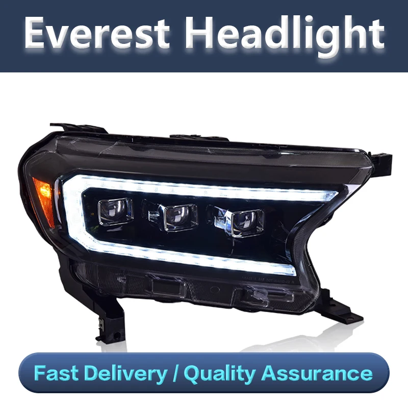 Head Lamp for Ranger Headlights 2016-2021 Everest LED Headlight Endeavor  Auto Accessories LED Projector Lens DRL