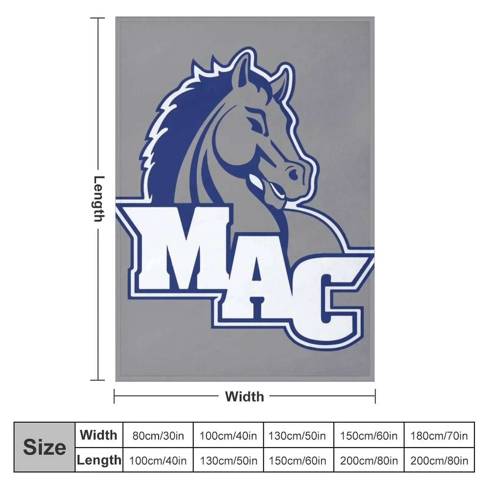 The Mount Aloysius Mounties Throw Blanket christmas decoration for winter Blankets