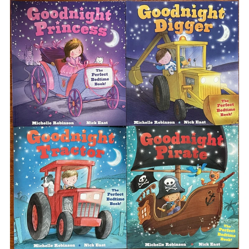 

Goodnight Princess/Tractor/Pirate/diggers Have Good Night Children's Picture Books