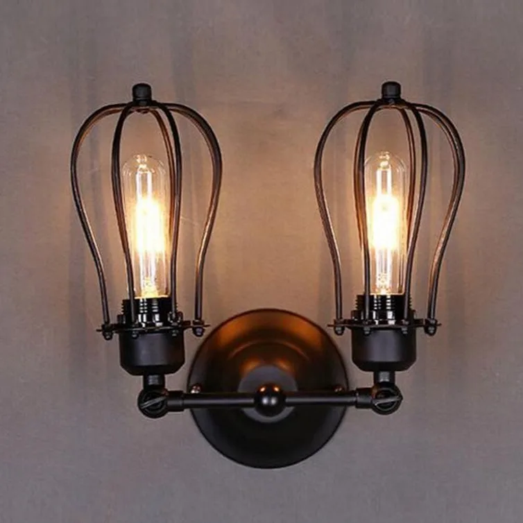 2026 Wabi-Sabi Matte Vintage Iron Wall Sconce Decor Lamp For Bedroom Bedside Balcony Corridor Home Atmosphere Lighting