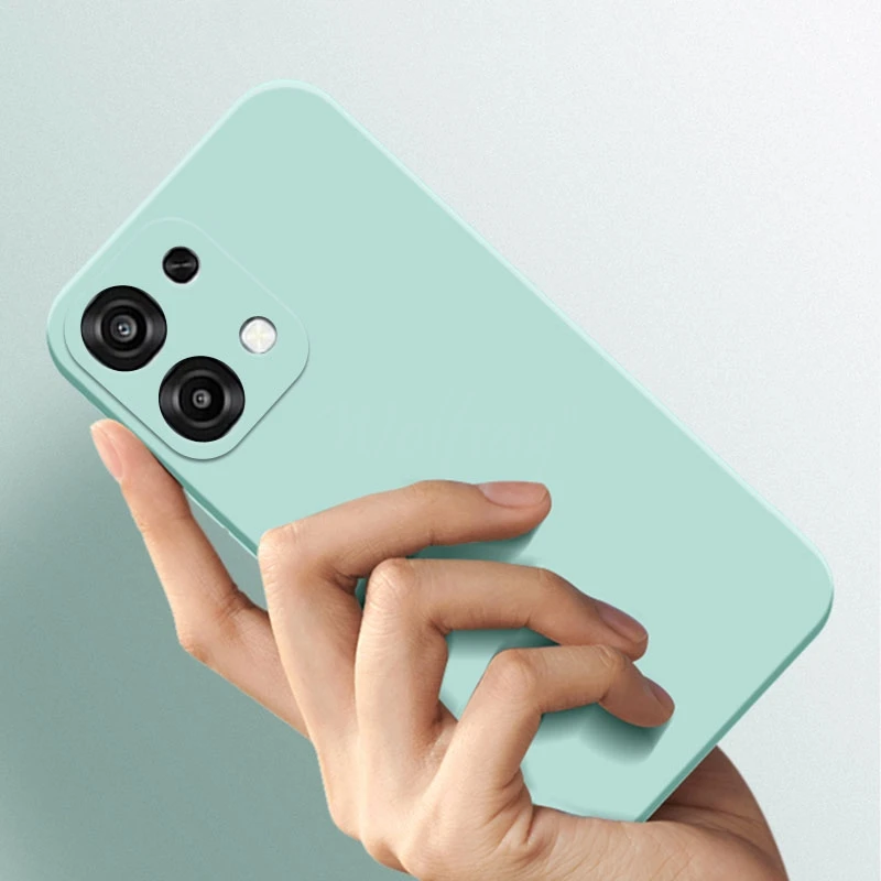 Für OPPO A6 Pro Fall Flüssigkeit Silikon Plain Gummi Funda OPPO A6 Pro Fall Telefon TPU Anti-herbst Schutz Abdeckung OPPO A6 Pro Fall – Detail 4