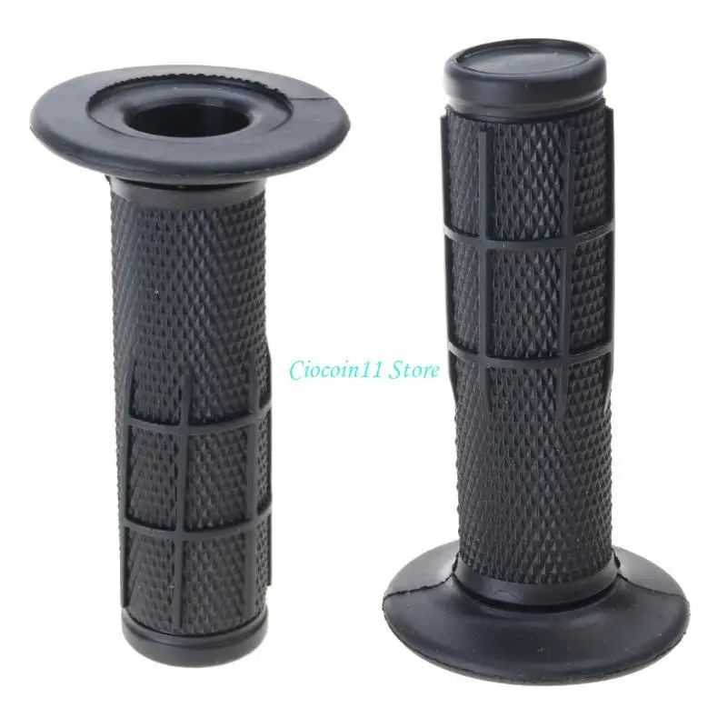 Y1UB 1 Pair Motocross Throttle Bar Grips Handle Grips Replacement Rubber Handlebar Grips Universal Motorbike Handle Bar Grips
