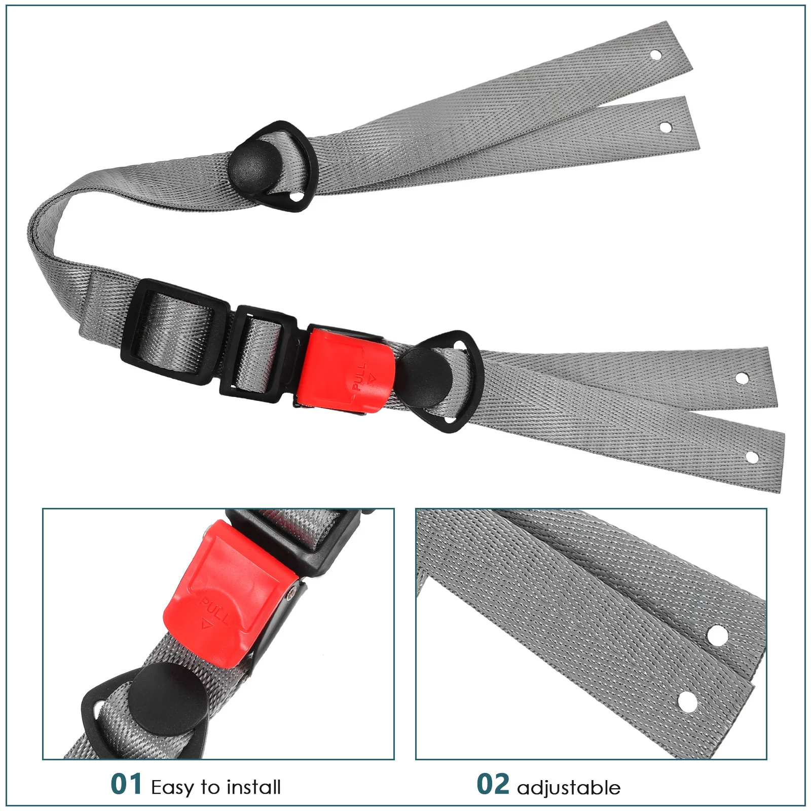 Correa de barbilla ajustable Universal para diseño en forma de Y, fácil instalación, sin necesidad de herramientas, cabezal de seguridad Industrial para construcción