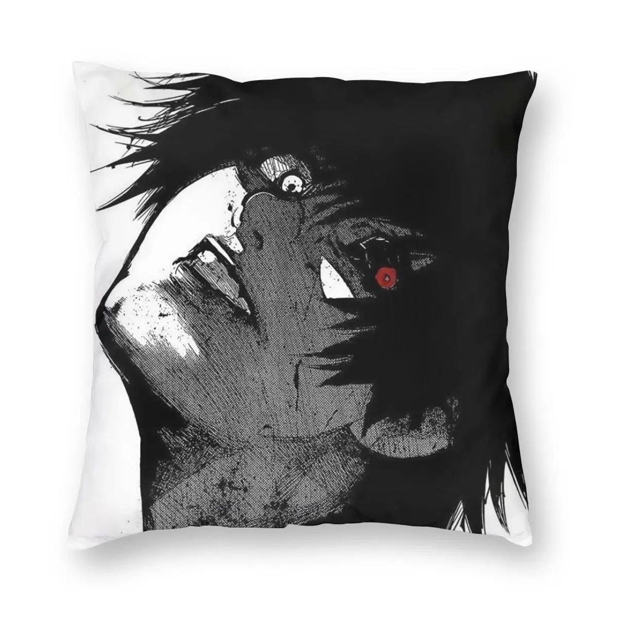 Tokyo Ghoul Anime Square Pillowcase Pillow Cover Cushion Decor Comfort Throw Pillow for Home Living Room
